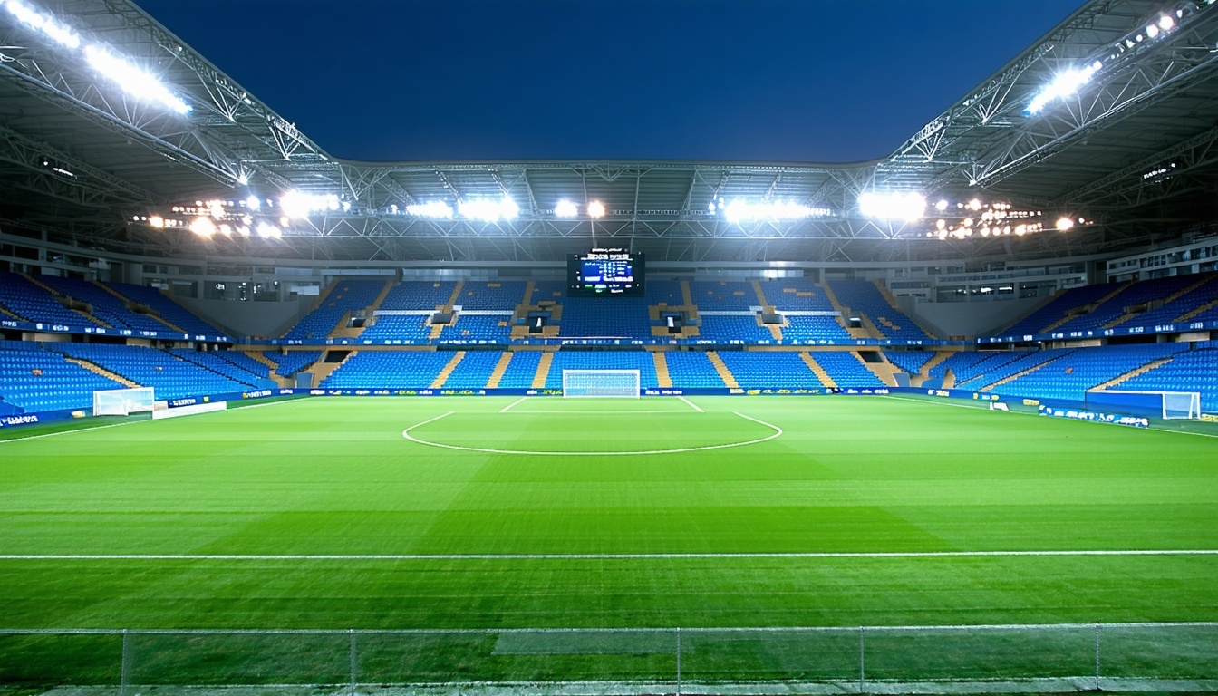 Soccer stadium pitch